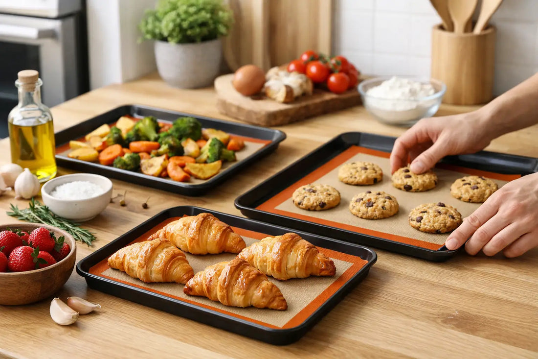 Tapis de cuisson silicone réutilisable au quotidien