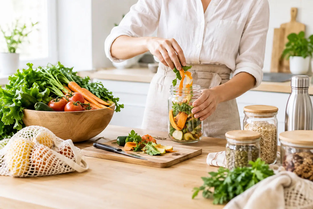 8 gestes pour une cuisine zéro déchet durable