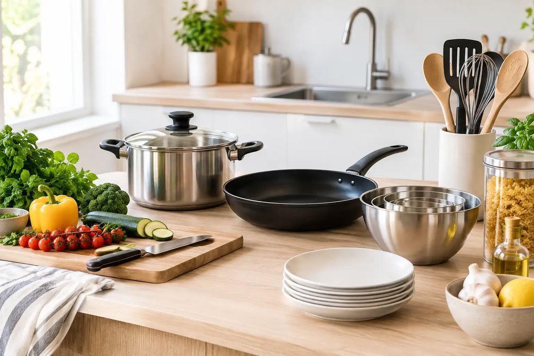 Ustensiles essentiels pour un premier appartement
