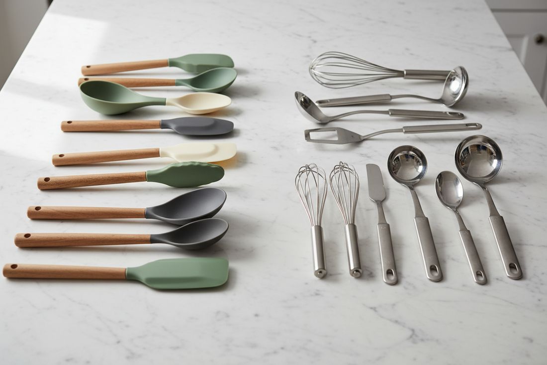 Silicone ou métal : quel matériau choisir pour vos ustensiles de cuisine ?