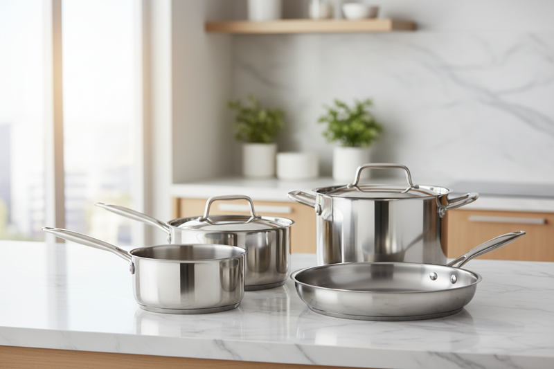 Casseroles et Poêles en Acier Inoxydable